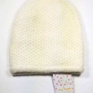 Free People Ivory Beanie NWT